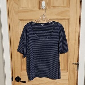 Like New Toad & Co Boxy Striped Short Sleeve T-shirt Women's XL